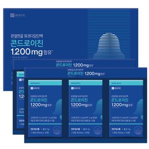 종근당건강 관절연골 뮤코다당단백 콘드로이친 1200mg 30정x6개