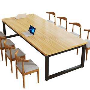 우드슬랩 테이블 회의실 책상 대형 탁자 학원 세미나