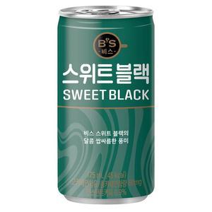 [대일에프앤비] 비스 스위트 블랙 175ml x 90캔 캔커피 음료수