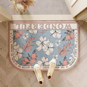 [살림의기술]1P+1P 원더풀 플라워 규조토 발매트