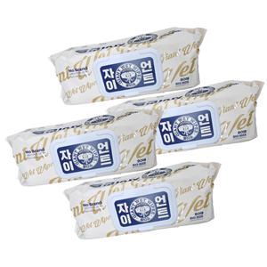 노브랜드 자이언트 물티슈 80매입 4팩 빅사이즈21 x 23cm 대형청소티슈