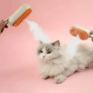 아트박스/캣트럴파크 강아지 고양이 스팀 브러쉬 고양이빗 죽은털 스팀빗