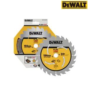 [디월트] DWA714124WFV / 플렉스볼트 목공용 원형톱날 7인치 184mm 24날