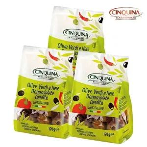 [보라티알] 친퀴나 매콤 그린앤블랙 피티드 콘디떼 190g x 3개