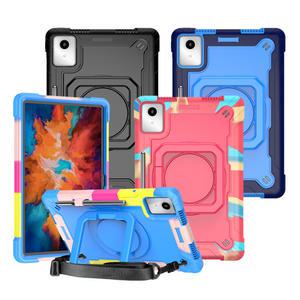 레노버탭 M11 샤오신패드 2024 케이스 충격방지 범퍼 스퀘어 아머 어깨끈 스트랩 손잡이 세로거치가능