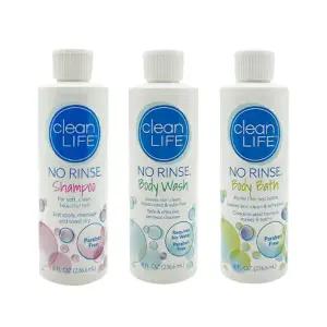 노린스 물없이 감는 샴푸 바디워시 바디바스 간병용품 환자 산모 목욕용품 236ml