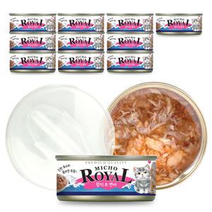 프리미엄 로얄 미쵸 연어 170g 24개입 고양이캔 고양이통조림 1box