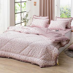 베리플라워 사계절침구 먼지없는 차렵이불 누빔패드 여자아이 남학생 자취방 기숙사 SS Q KK