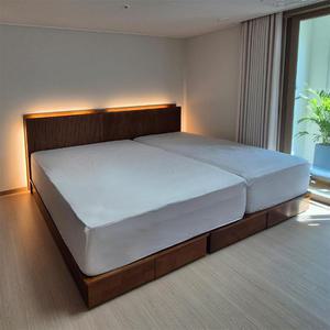 호텔식 모서리 밴드형 방수 진드기 알러지케어 SS Q K LK 매트리스 커버