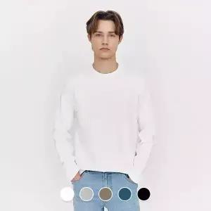 025504 인터락 라운드넥 긴팔티 (폰테)