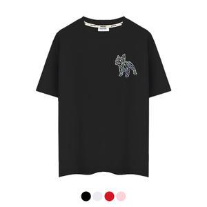 제네브 국내생산 쿨코튼 20수 반팔티셔츠 홀로그램도그/M~3XL까지