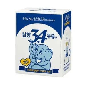 남양 3.4우유맛 스틱 분말 30T