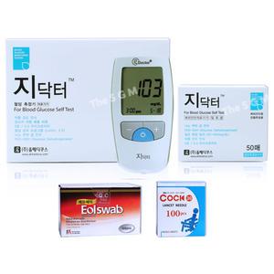 지닥터 혈당계 AGM-4000[혈당계+시험지 50매+솜 100매+침 100개]당뇨  검사 체크기