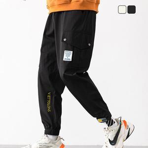 남자 캐주얼 심플 밴딩 카고 포켓 조거 바지 DHT-PTA-SN1908144