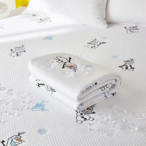 한일의료기 디즈니 겨울왕국 냉감패드 아이스패드 슈퍼싱글 올라프 패턴