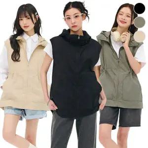 [체이스컬트] (WOMAN) COZY 후드 VEST/3Color