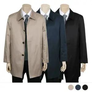 핸브 간절기 하프 트렌치 코트 국내생산 MJ24093남성코트 봄코트 남자코트 싱