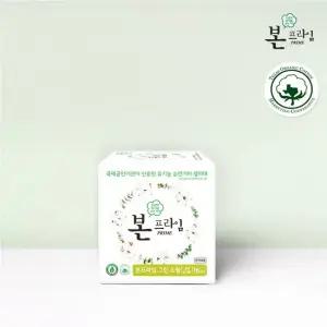 본생리대 국내산 초록마을 단독입점 본프라임 슬림날개형 소형16매  1개