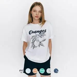 [지오다노] 395517 여 오버핏 그래픽 반팔티(Fruit, Over fit)