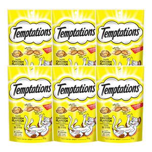 템테이션 고양이 스낵 맛있는 닭고기맛 75g 6개 / 고양이간식