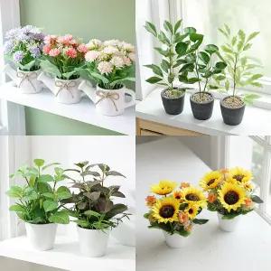 예쁜 조화 화분 인테리어 미니 꽃 장식 소품 성묘꽃