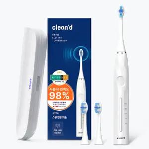 [치과의사추천]클린디 회전 음파 미세모 전동칫솔 스윙45