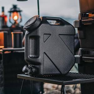 10L 물 탱크 대용량 휴대용 캠핑 버킷 저장 분리형 수도꼭지 누출 없음 여행 용품