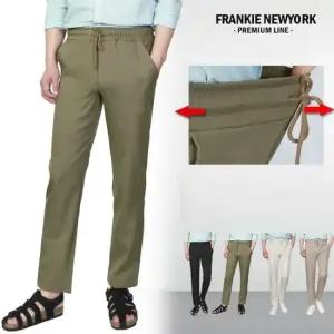 여름 봄 남자 밴딩 스판슬랙스 9부_HE9PA317