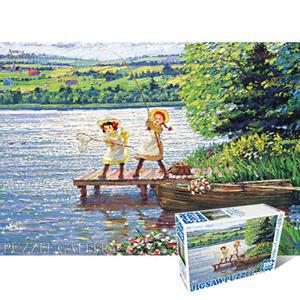 200피스 직소 퍼즐 빨강 머리앤 반짝이는 호수/유아/초등/학생/선물/캐릭터/어린이/교구/돌봄/교실/세계