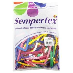 셈퍼텍스 요술풍선 260 혼합 100입 1봉지 꽃다발풍선