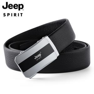 JEEP SPIRIT 남성용 가죽 정장벨트 자동버클 벨트