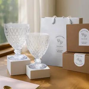 빌레로이앤보흐 빌보 고블렛 컵 와인잔 화이트 400ml 2p (기프트박스+쇼핑백 추가옵션)