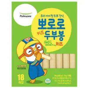 풀무원 뽀로로 키즈 두부봉 아이간식 부모님 캠핑 504g