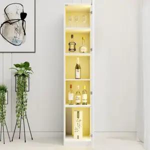써밋 400 LED 조명 유리 수납장 위스키 술장 진열장 5단 거실장 레고 피규어 장식장