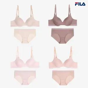 [휠라][휠라 언더웨어] 에센셜 메쉬 아웃밴드 브라 드로즈 세트 4종 택1 (FI4BAF6661F_4SKU)