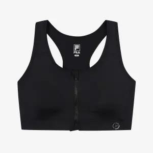 [휠라][휠라 언더웨어] 액티브 프론트 지퍼 하이서포트 브라탑 (FI4ITG1047F_BLK)