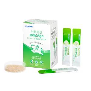 포켄스 뉴트리션 브레스틱스 30개입 강아지 기관지 영양제 파우더