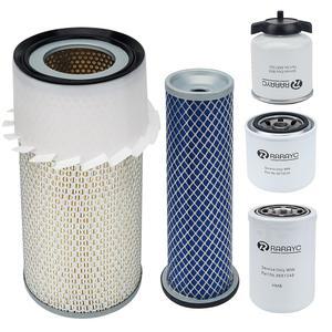 RARAYC 에어 오일 유압 연료 필터 키트 - 6598362 6598492 6675517 6667352 66661248 교체 밥캣 743 751 753 763 773 S130 S205 T140 T180 스키드 스티어 및 트랙 로더와 호환됨