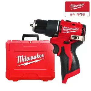 밀워키 M12 BLPDRC-0C 12V 충전 브러쉬리스 해머드릴 베어툴 케이스포함