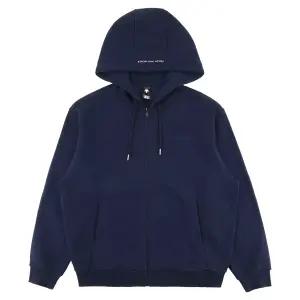 데상트 에센셜 코튼 기모 트레이닝 집업 SP323UFT92NAVY