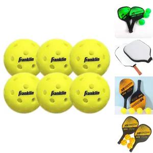 프랭클린 X-40 피클볼 6개입/라켓/운동볼/피크볼/가방/놀이/패들/피클볼공/고탄성/내구성/좋은/논슬립/