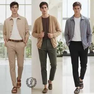 남성 프리 무빙 팬츠 3종 세트_638221