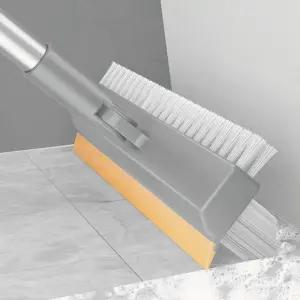 3in1 욕실 스퀴지 청소솔(그레이)/바닥/물기/제거/밀대/청소/스퀴즈/물청소/화장실/물제거/솔/가정용/막대