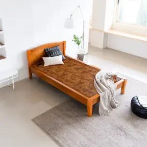 백만장자돌침대 현대의료기 효도침대 슈퍼싱글 황토숯볼 흙침대