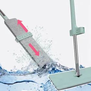 자동세척 밀대걸레 극세사 물걸레 청소 막대 바닥 봉