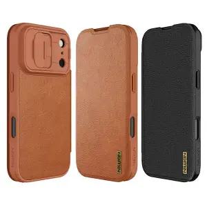 [유니커블]닐킨 아이폰17 프로 맥스 에어 카드 수납 지갑 액정 카메라 보호 풀커버 슬림 가죽 케이스