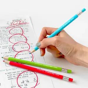 조선문방구 2500 체크라이너 3색 채점펜 세트 정품