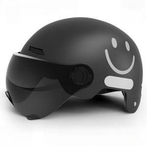 하이바 반모 대두핏 오토바이 헬멧 경량 고글 XXXL 빅사이즈 블랙 스쿠터 바이크