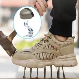 메쉬 안전화 260mm~285mm 여름 초경량 미끄럼방지 작업화 운동화