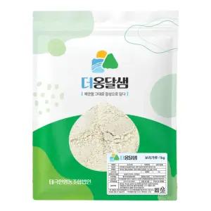 더옹달샘 국산 생 보리가루 분말 (늘보리 100%) 보리떡 보리빵, 1개, 1kg 식사 일식 식사 점심시간 식사 혼